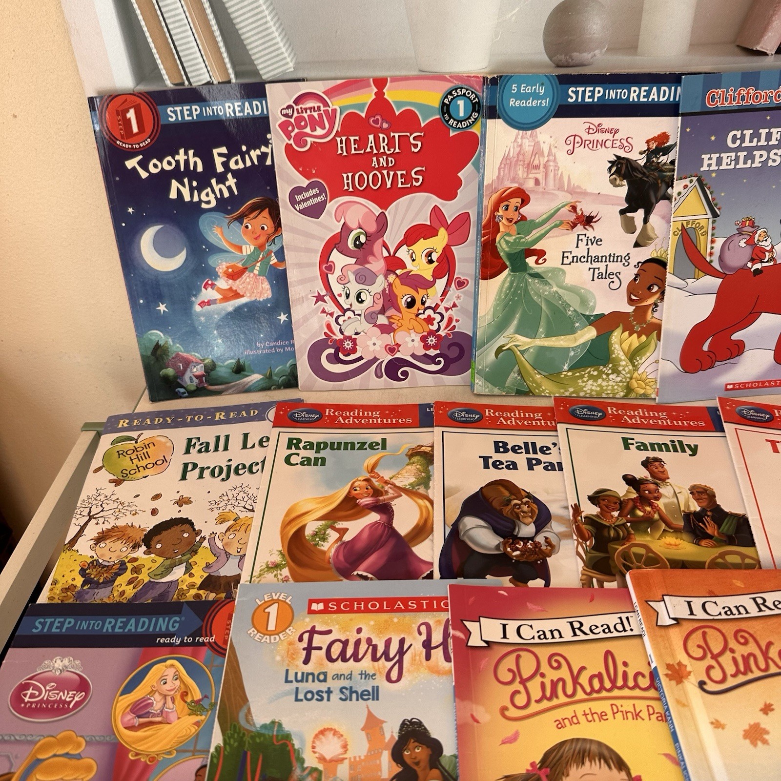 Lot of 19 My First Ready to-I Can Read-Step into Reading-Learn Read Books (384)